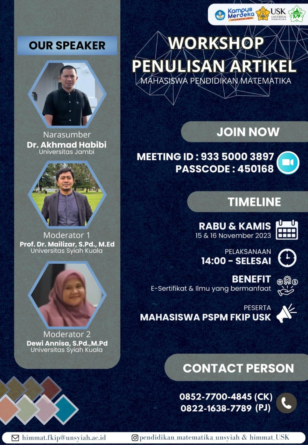 Sejarah – Departemen Pendidikan Matematika FKIP USK
